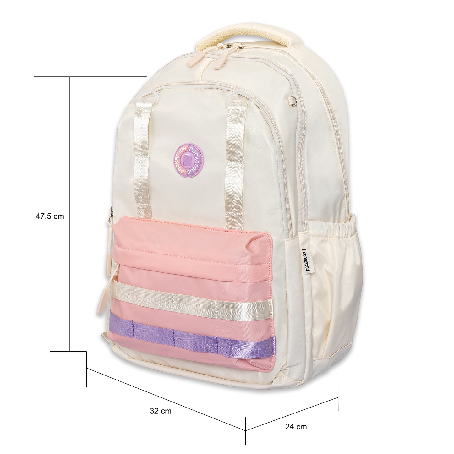 Packaroos Backpack #S159-Cream