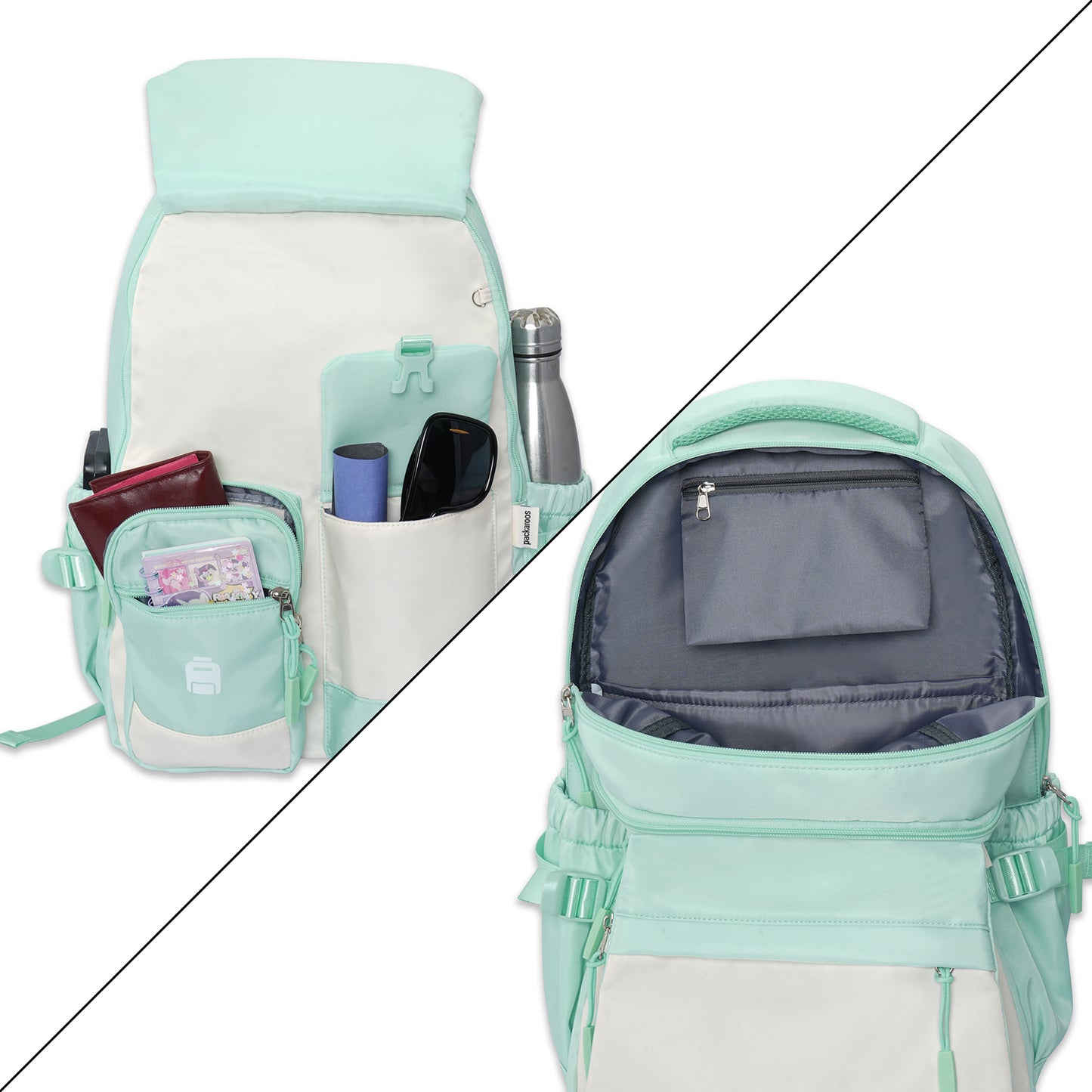 Packaroos Backpack #S119-PastelGreen