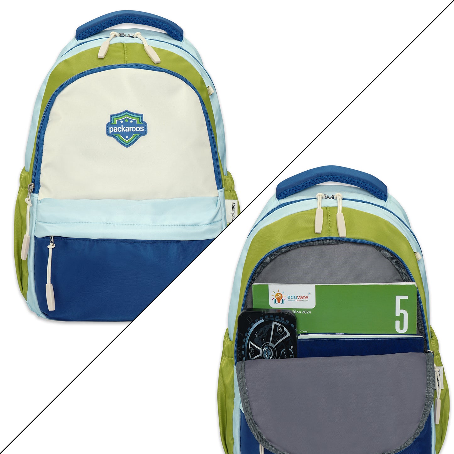 Packaroos Backpack #F109 Green