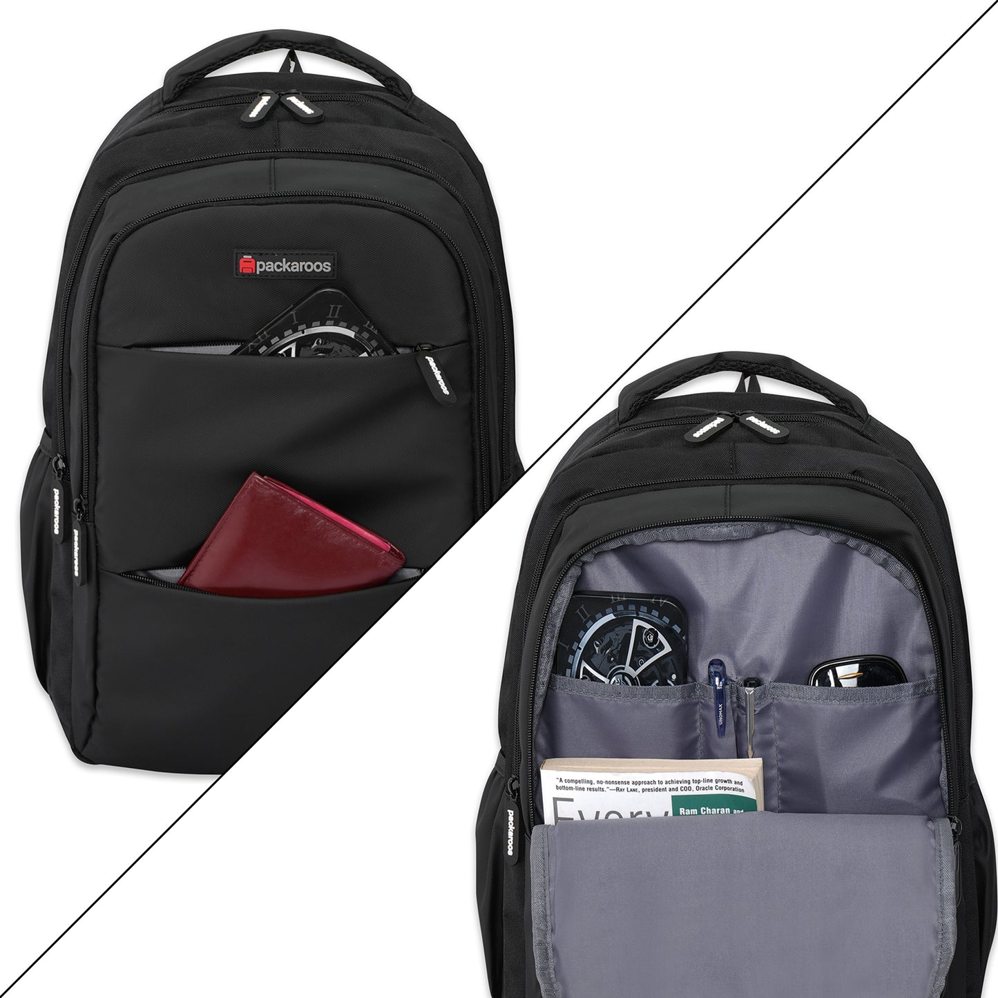 Packaroos Backpack #YFG3410-Black