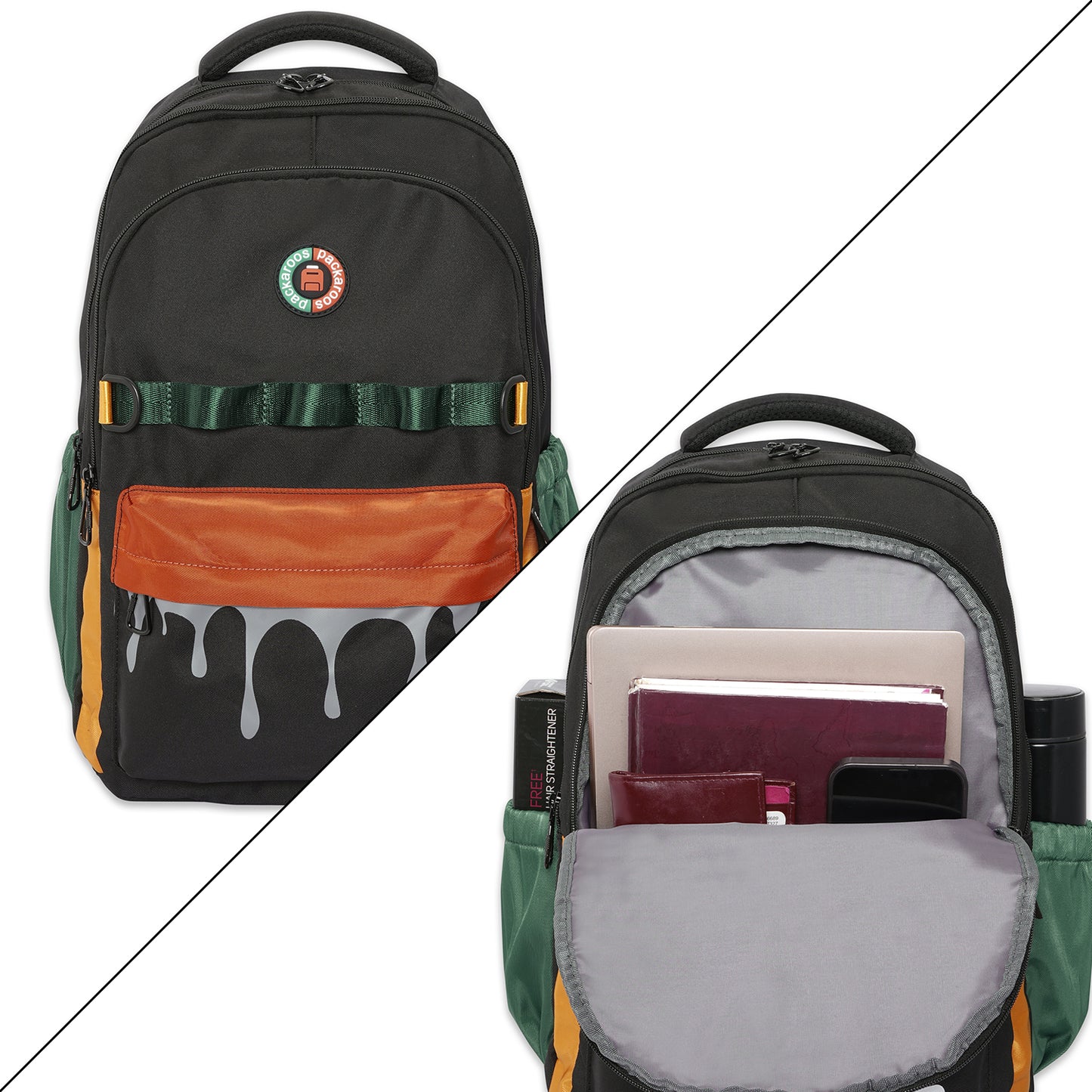 Packaroos Backpack #S152-Black