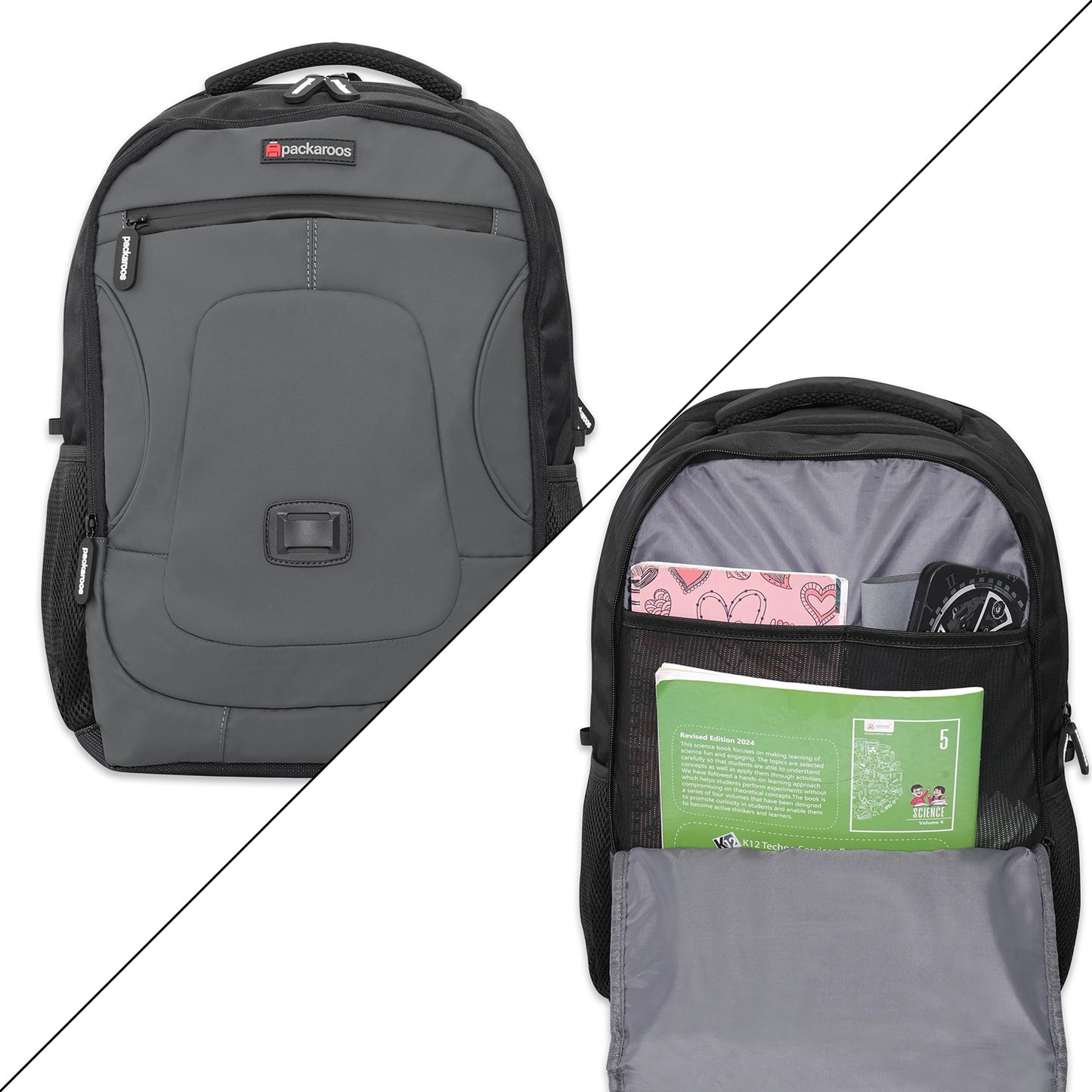 Packaroos Backpack #YGF3317-Grey